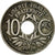 Munten, Frankrijk, Lindauer, 10 Centimes, 1926, FR+, Copper-nickel, KM:866a