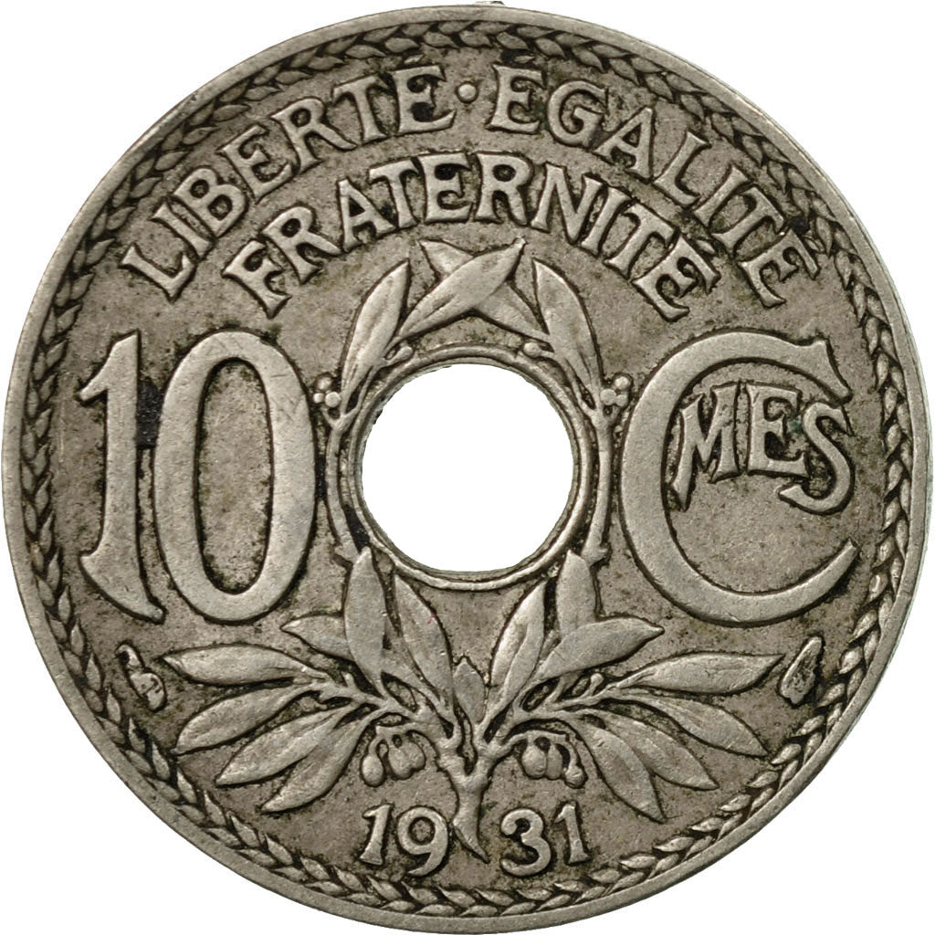 Coin, France, Lindauer, 10 Centimes, 1931, EF(40-45), Copper-nickel, KM:866a
