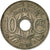 Munten, Frankrijk, Lindauer, 10 Centimes, 1935, ZF, Copper-nickel, KM:866a