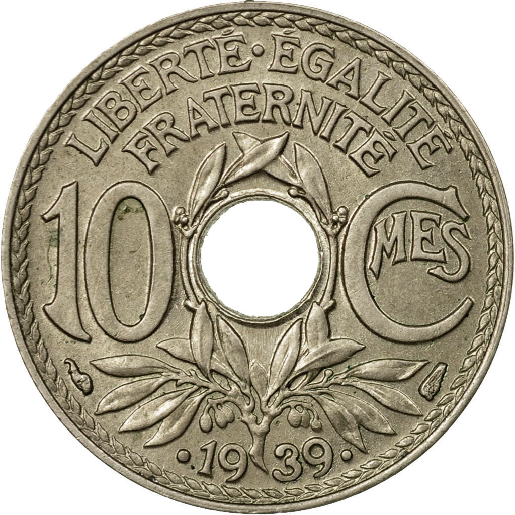 Coin, France, Lindauer, 10 Centimes, 1939, EF(40-45), Nickel-Bronze, KM:889.1