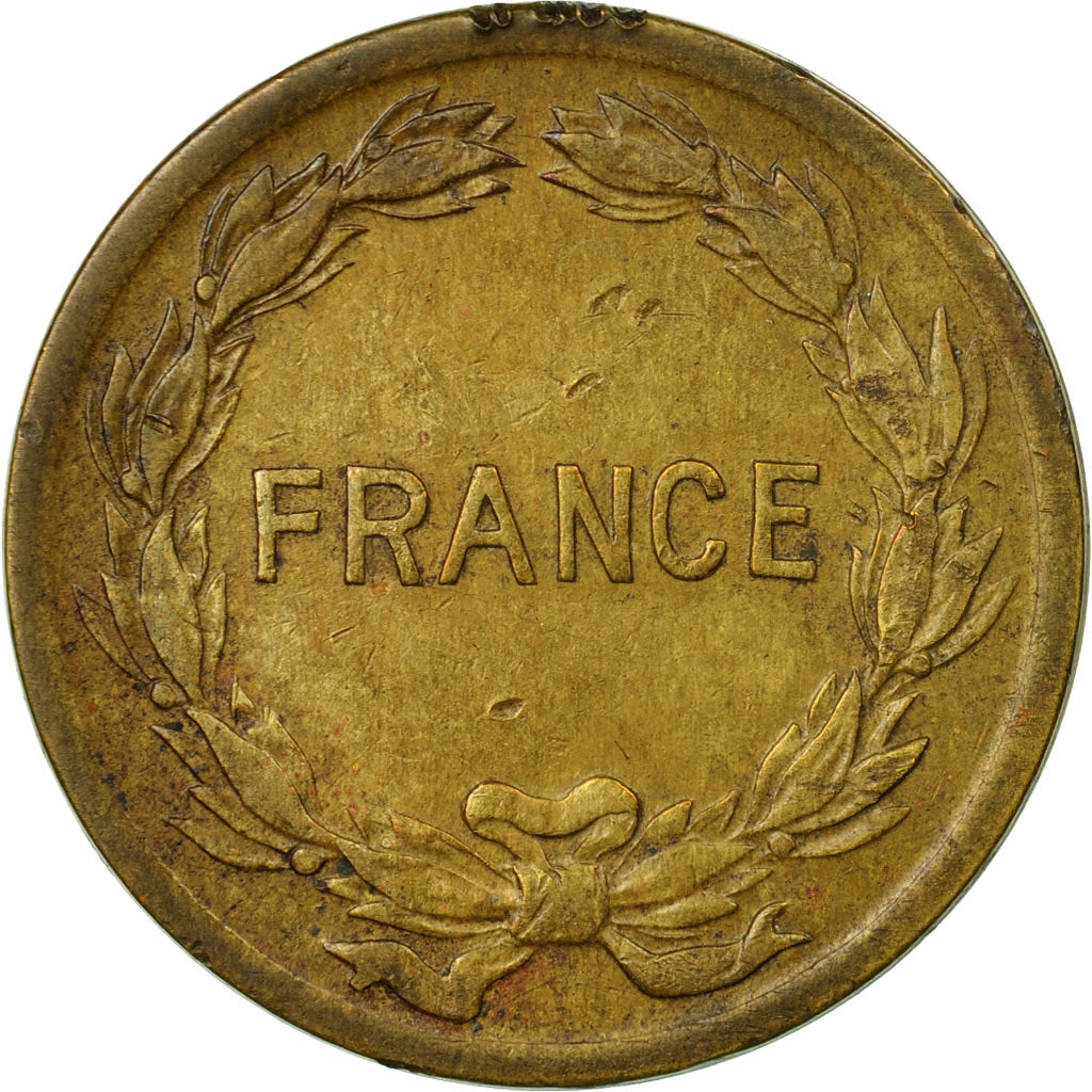 Moneta, Francia, France Libre, 2 Francs, 1944, Philadelphia, MB, Ottone, KM:905