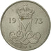 Coin, Denmark, Margrethe II, 10 Öre, 1973, Copenhagen, VF(30-35)