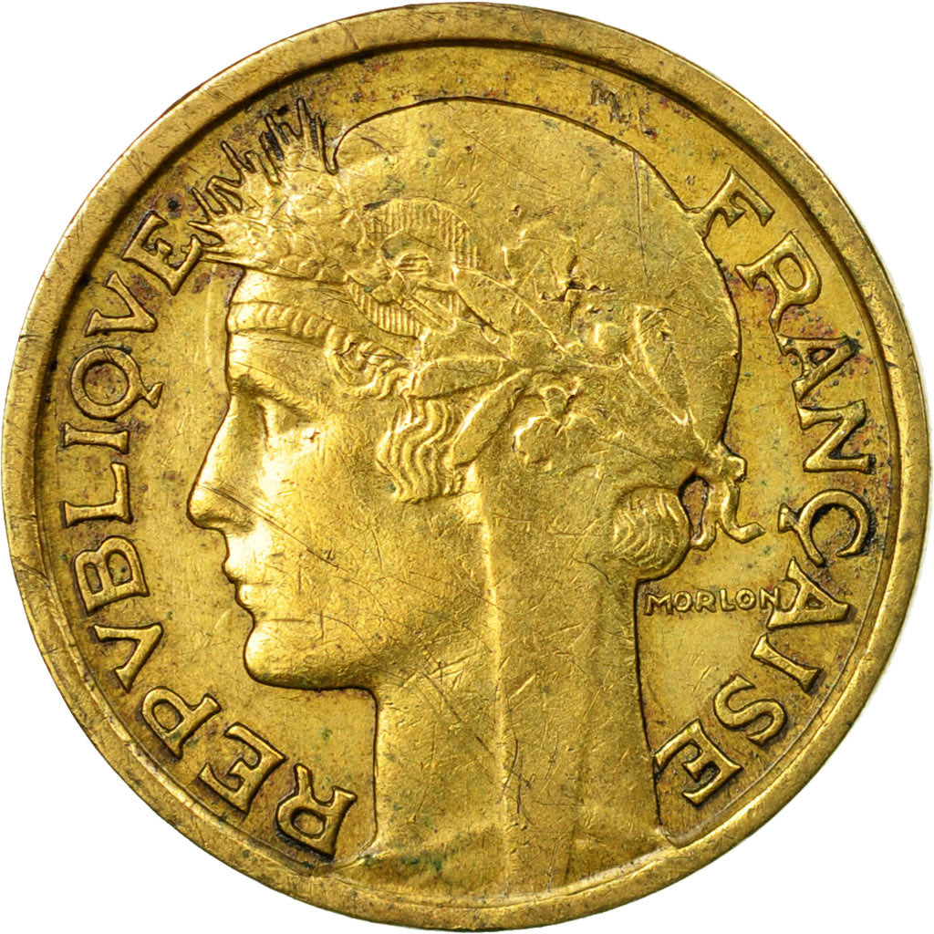 Moneta, Francia, b., Morlon, 50 Centimes, 1939, BB, Alluminio-bronzo, KM:894.2