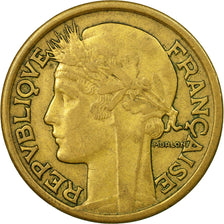 Moneda, Francia, Morlon, 2 Francs, 1939, MBC, Aluminio - bronce, KM:886