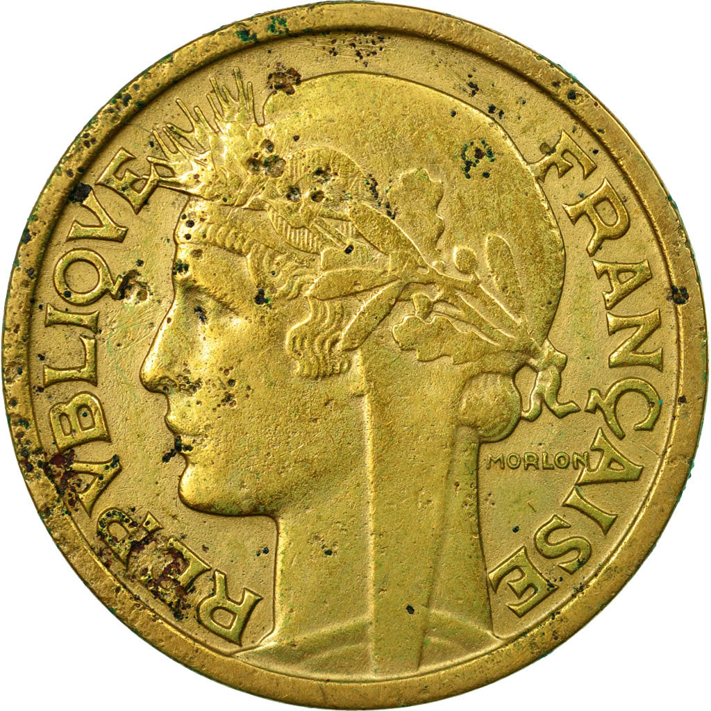 Coin, France, Morlon, 2 Francs, 1939, VF(20-25), Aluminum-Bronze, KM:886
