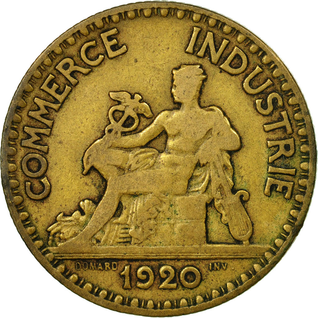 Münze, Frankreich, Chambre de commerce, 2 Francs, 1920, Paris, S