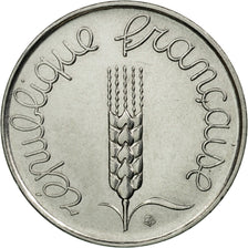 Moneda, Francia, Épi, 5 Centimes, 1961, Paris, MBC, Acero inoxidable, KM:927