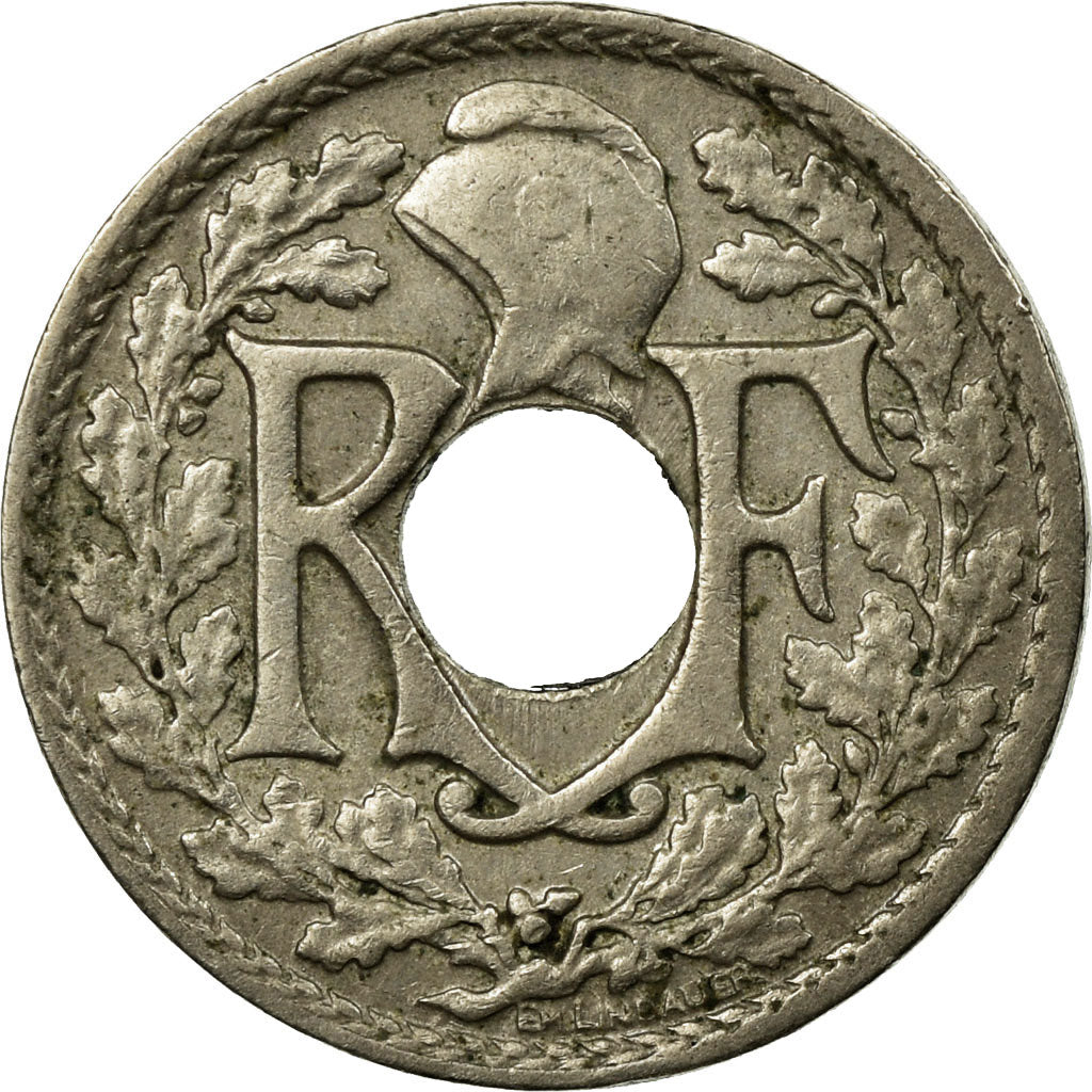Coin, France, Lindauer, 5 Centimes, 1924, EF(40-45), Copper-nickel, KM:875