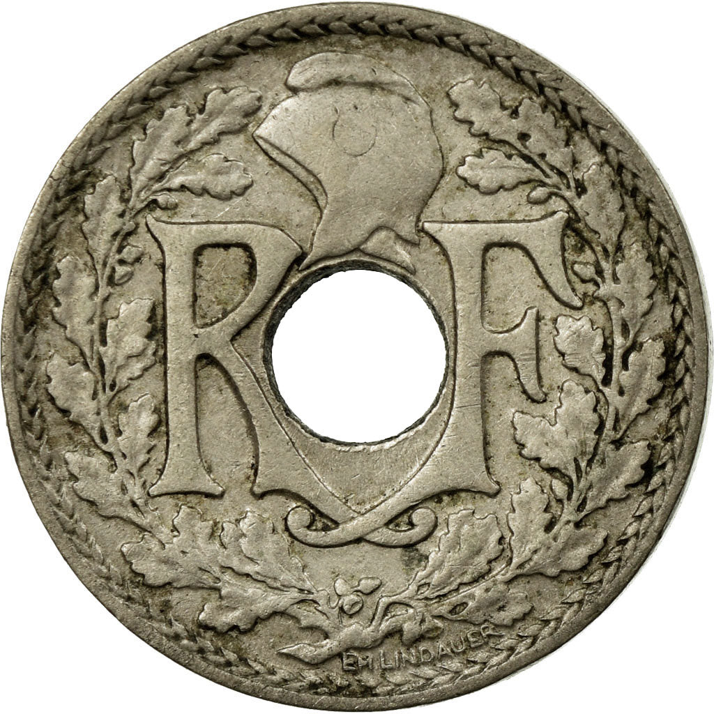 Coin, France, Lindauer, 5 Centimes, 1919, VF(30-35), Copper-nickel, KM:865