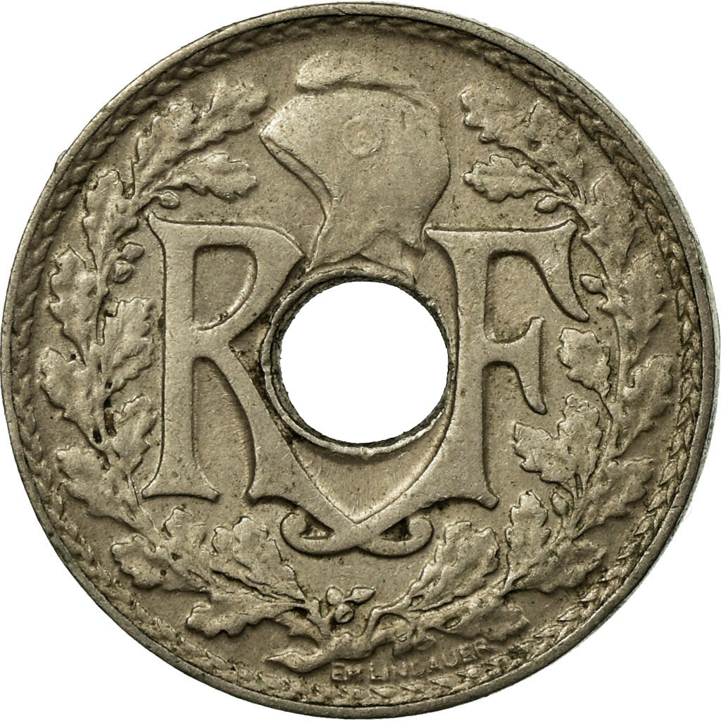Coin, France, Lindauer, 5 Centimes, 1934, EF(40-45), Copper-nickel, KM:875