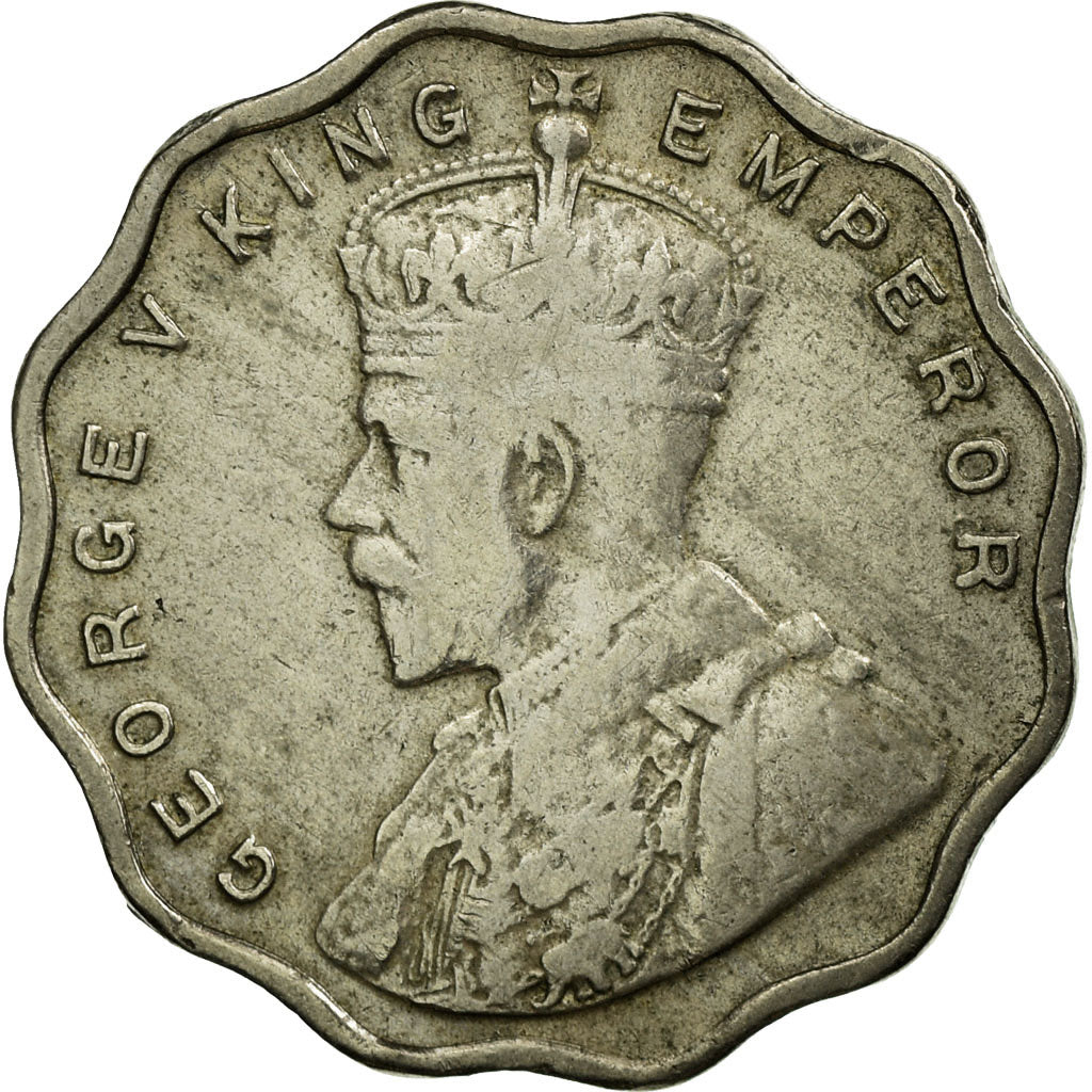 Coin, INDIA-BRITISH, George V, Anna, 1916, EF(40-45), Copper-nickel, KM:513