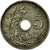 Moneta, Belgia, 5 Centimes, 1924, EF(40-45), Miedź-Nikiel, KM:67