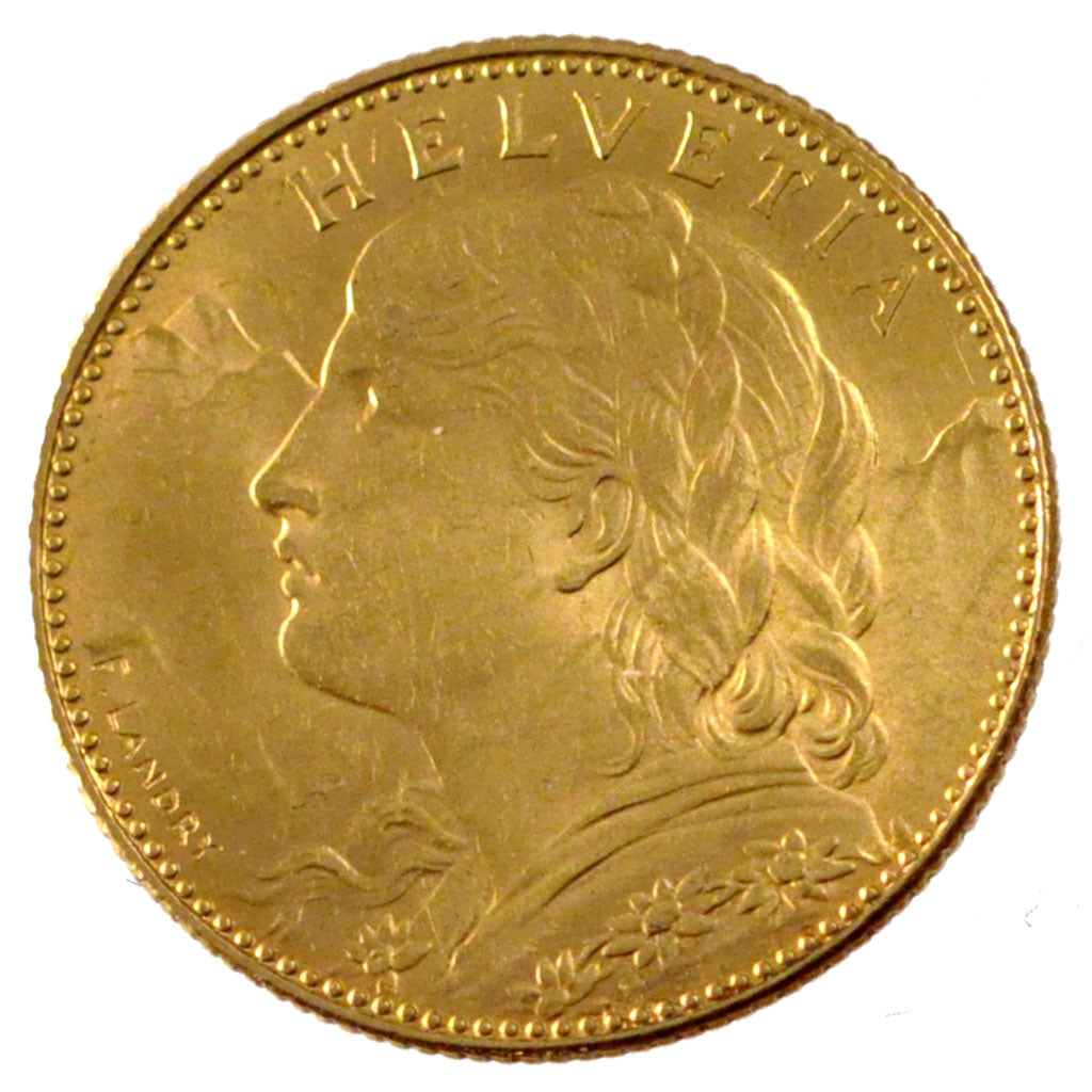 Suisse, 10 Francs Vreneli