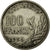 Moneda, Francia, Cochet, 100 Francs, 1954, BC+, Cobre - níquel, KM:919.1