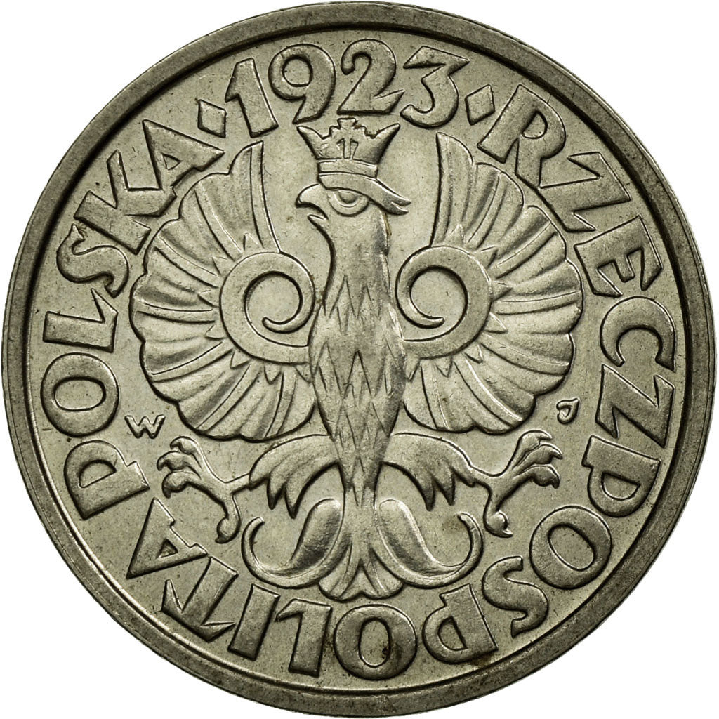 Moneda, Polonia, 20 Groszy, 1923, MBC, Níquel, KM:12