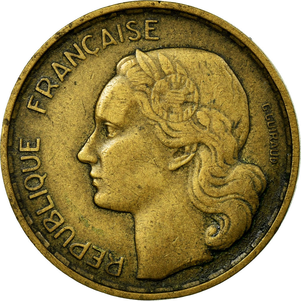 Munten, Frankrijk, Guiraud, 20 Francs, 1951, Beaumont - Le Roger, FR+