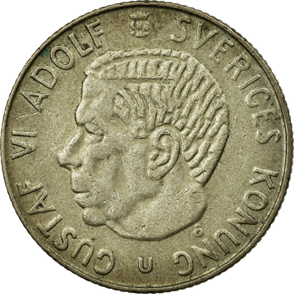 Münze, Schweden, Gustaf VI, Krona, 1963, SS, Silber, KM:826