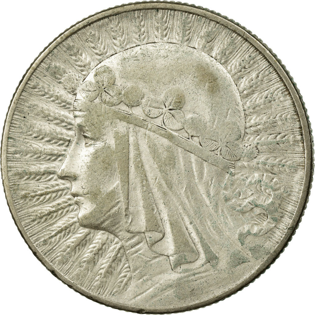 Coin, Poland, 5 Zlotych, 1933, Warsaw, EF(40-45), Silver, KM:21