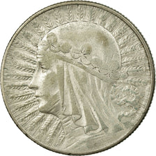 Coin, Poland, 5 Zlotych, 1933, Warsaw, EF(40-45), Silver, KM:21