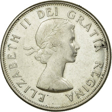 Monnaie, Canada, Elizabeth II, 50 Cents, 1959, Royal Canadian Mint, Ottawa, TTB