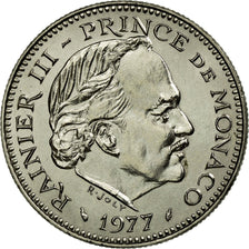 Coin, Monaco, Rainier III, 5 Francs, 1977, MS(63), Copper-nickel, KM:150