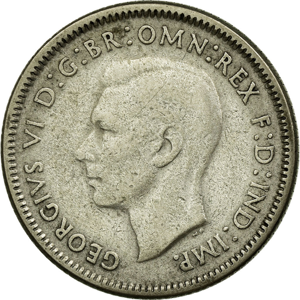 Coin, Australia, George VI, Shilling, 1946, EF(40-45), Silver, KM:39a