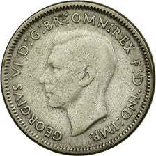 Coin, Australia, George VI, Shilling, 1946, EF(40-45), Silver, KM:39a