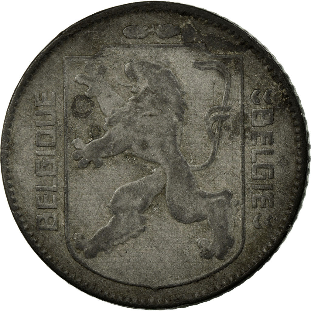 Coin, Belgium, Franc, 1943, VF(20-25), Zinc, KM:127