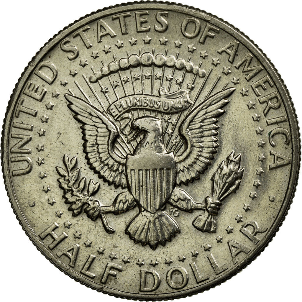Coin, United States, Kennedy Half Dollar, Half Dollar, 1980, U.S. Mint