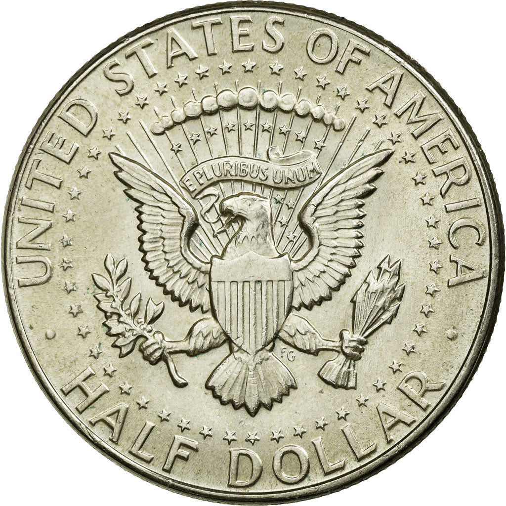 Coin, United States, Kennedy Half Dollar, Half Dollar, 1964, U.S. Mint