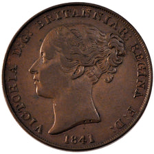 Jersey, Victoria, 1/13 Shilling, 1841, BB+, Rame, KM:3