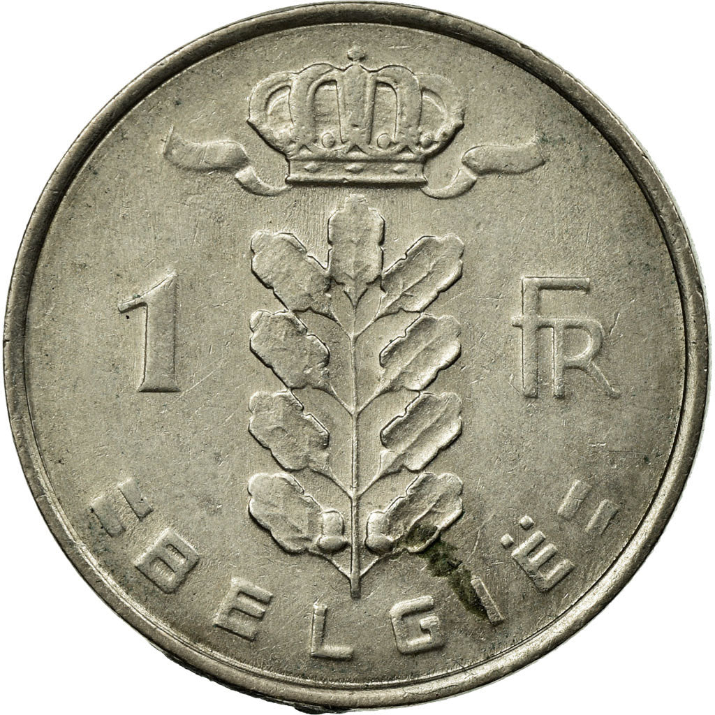 Moneta, Belgio, Franc, 1977, MB+, Rame-nichel, KM:143.1