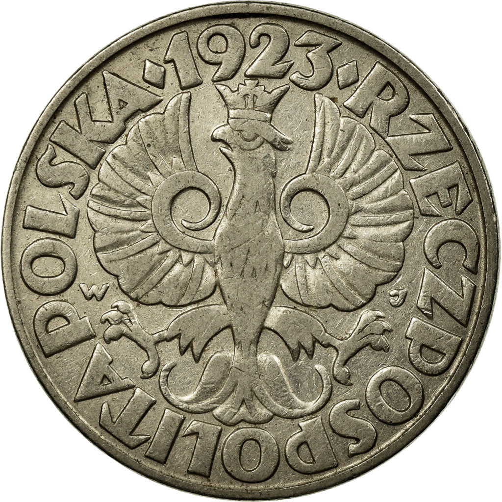 Munten, Polen, 50 Groszy, 1923, FR+, Nickel, KM:13