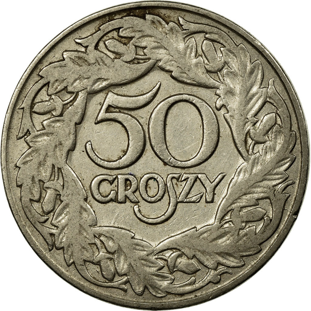 Munten, Polen, 50 Groszy, 1923, FR+, Nickel, KM:13