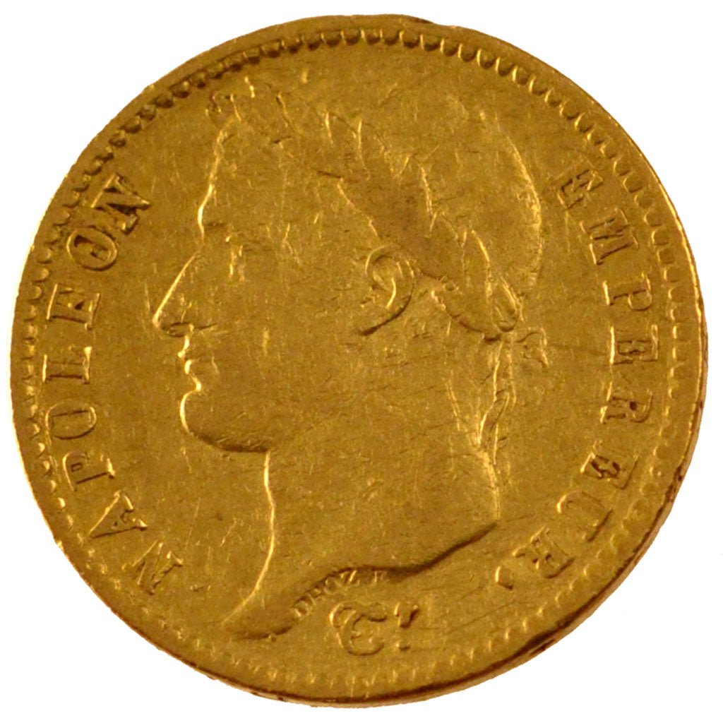 FRANCE, Napoléon I, 20 Francs, 1813, Utrecht, KM #695.11, VF(30-35), Gold, G...