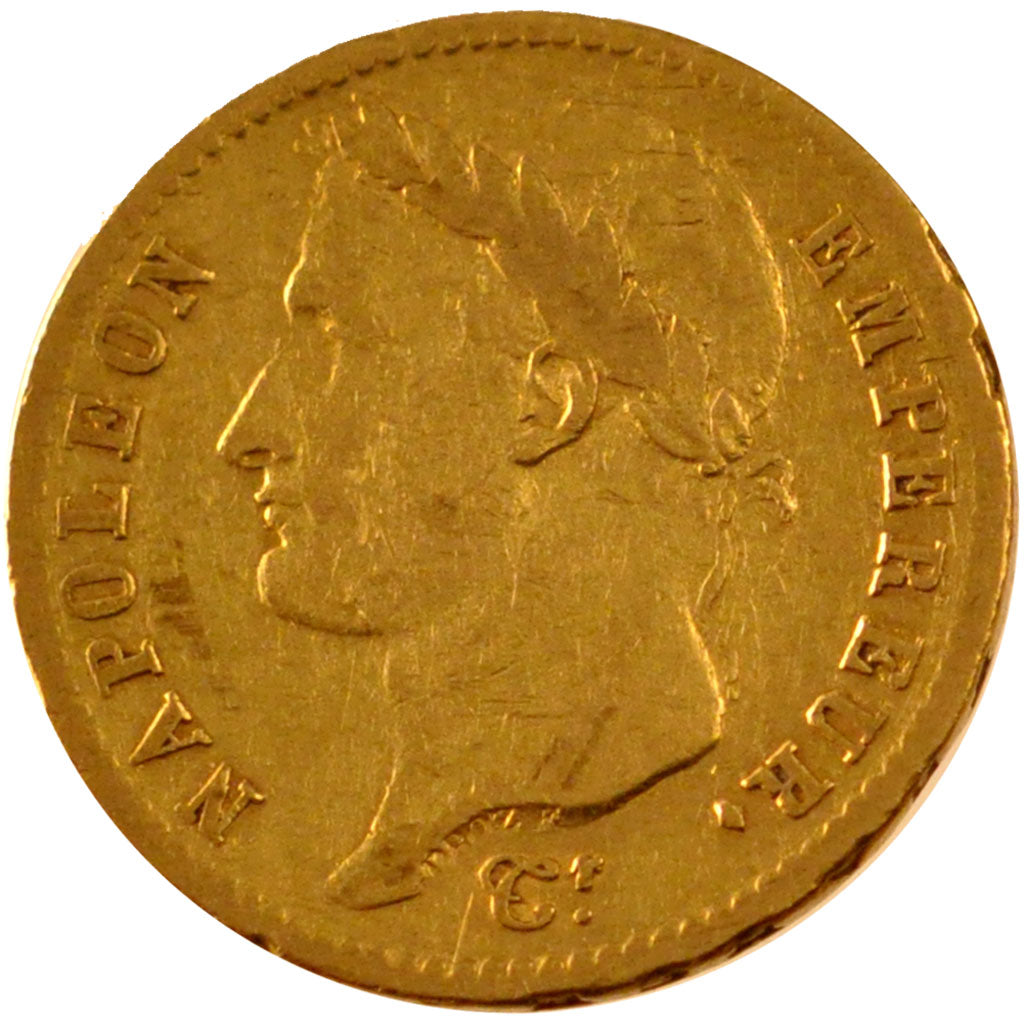 FRANCE, Napoléon I, 20 Francs, 1813, Utrecht, KM #695.11, VF(20-25), Gold, G...