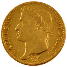 FRANCE, 20 Francs, 1815, Paris, EF(40-45), Gold, Gadoury #1025a, 6.43
