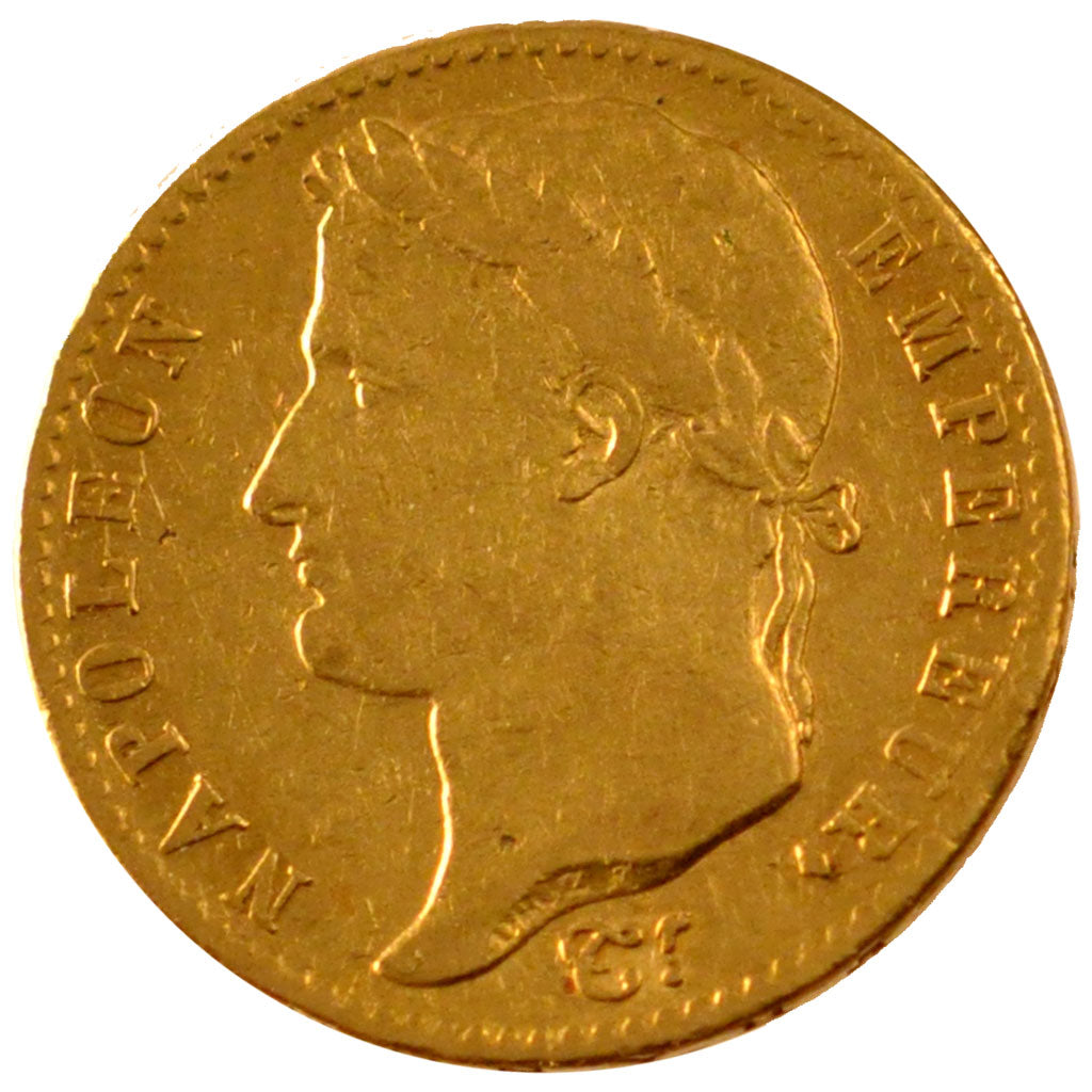 FRANCE, 20 Francs, 1815, Paris, VF(20-25), Gold, Gadoury #1025a, 6.37