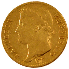 FRANCE, 20 Francs, 1815, Paris, VF(20-25), Gold, Gadoury #1025a, 6.37