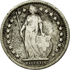 Coin, Switzerland, 1/2 Franc, 1908, Bern, VF(20-25), Silver, KM:23