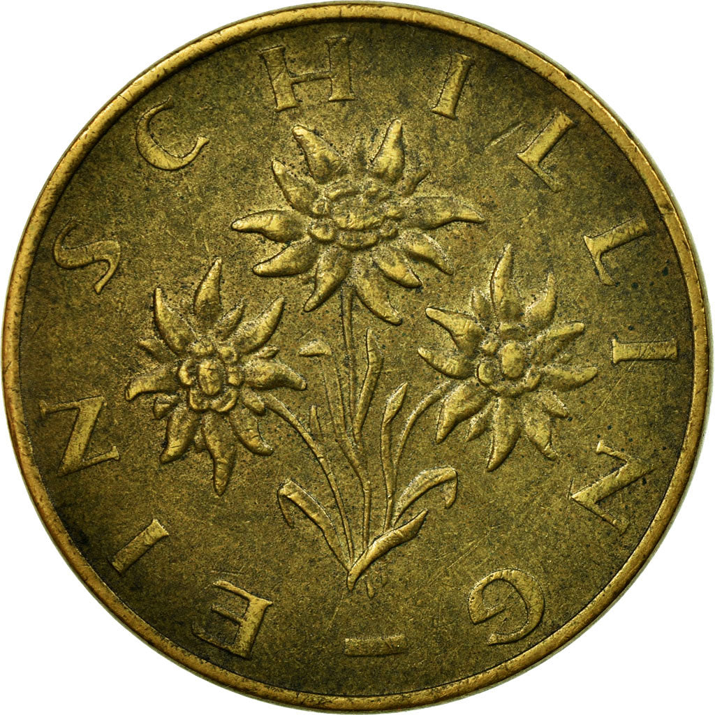 Coin, Austria, Schilling, 1977, EF(40-45), Aluminum-Bronze, KM:2886