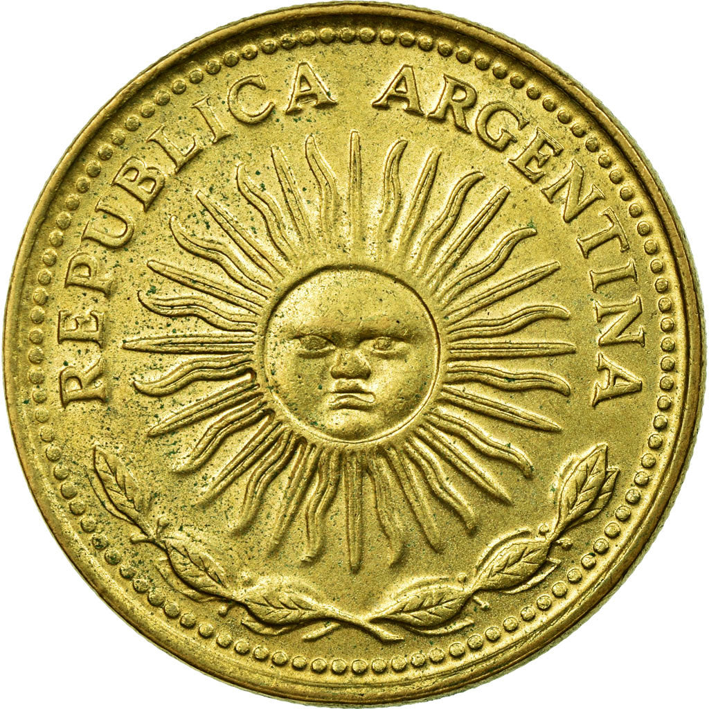 Coin, Argentina, 10 Pesos, 1977, EF(40-45), Aluminum-Bronze, KM:72