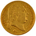 FRANCE, Louis XVIII, 20 Francs, 1817, Perpignan, KM #712.7, EF(40-45), Gold,...