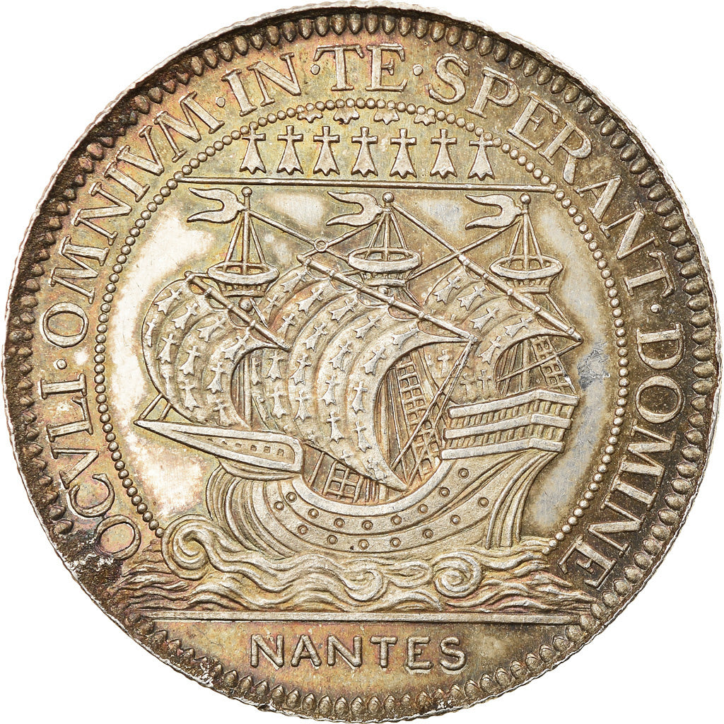 France, Token, Chambre au Tribunal de Commerce, Nantes, MS(60-62), Silver