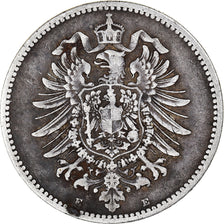 Coin, GERMANY - EMPIRE, Wilhelm I, Mark, 1874, Muldenhütten, VF(30-35), Silver