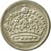 Coin, Sweden, Gustaf VI, 10 Öre, 1962, VF(30-35), Silver, KM:823