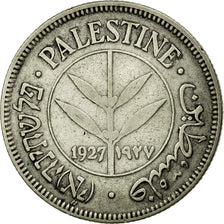 Coin, Palestine, 50 Mils, 1927, EF(40-45), Silver, KM:6