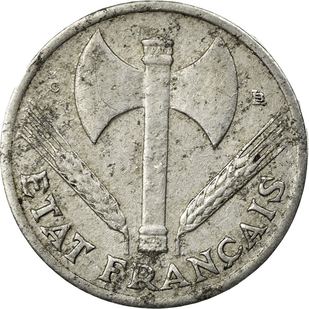 Coin, France, Bazor, 50 Centimes, 1944, Castelsarrasin, VF(20-25), Aluminum