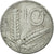 Moneta, Włochy, 10 Lire, 1952, Rome, F(12-15), Aluminium, KM:93