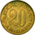 Moneta, Jugosławia, 20 Para, 1978, VF(30-35), Mosiądz, KM:45